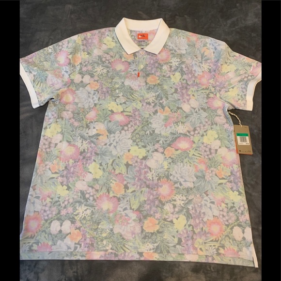 nike floral polo